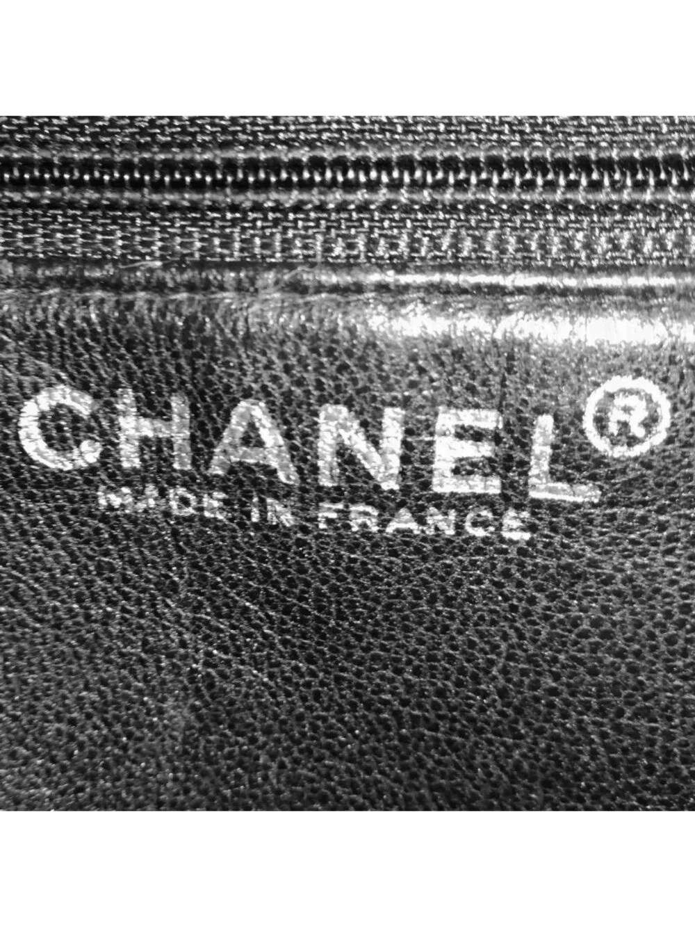 Chanel Reissue Tote Caviar Leather Black Silver